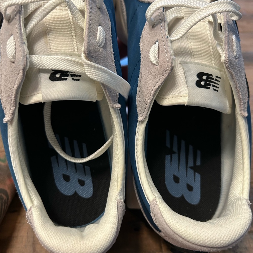 New Balance Blue and Gray Athletic Shoes - Picture 4 of 6